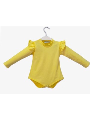Wolty Baby Çocuk Fırfırlı Badi Cıtcıtlı