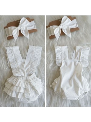 Wolty Baby Çocuk Salopet Bandana Takım Ozel Tasarım