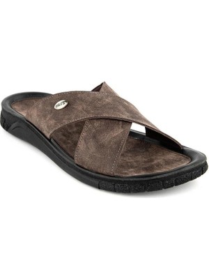 Muya Vegas 33301-004 Anatomik Taban Erkek Terlik Kahve 40-45