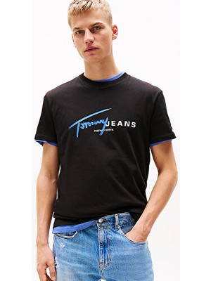Tommy Hilfiger Tjm Reg Sıgntr Dna Tee Ext