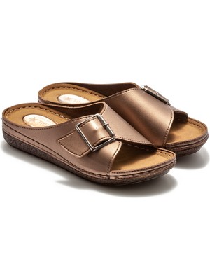 Twigy Soti Kadın Terlik Bronz 36/40