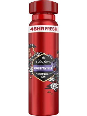 Old Spice Night Panther Erkekler İçin Sprey Vücut Deodorantı 150 ml