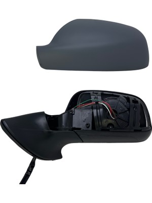 Spj Dış Dikiz Aynası Peugeot 407 2004 - 2012 Elektrikli, Isıtmalı, Manuel Katlanır, Astarlı Kapak, 5 Pin