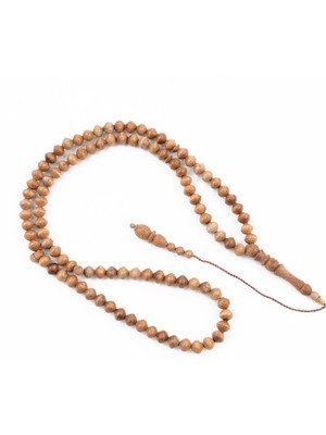 Lapisdo Mango Ağacı 99LUK Tekerlek Kesim 7.5x6.5mm Namaz Tesbihi