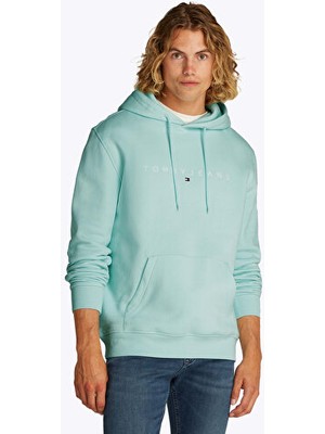 Tommy Hilfiger Tjm Reg Lınear Logo Hoodıe Ext