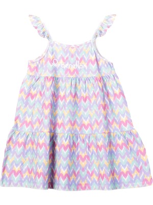 United Colors Of Benetton Kız Çocuk Elbise BNT-G21234