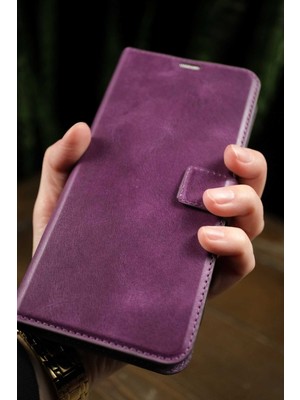 Cepte Aksesuar Xiaomi Redmi Note 9 Pro Max Hakiki Gerçek Deri Uyumlu Cüzdanlı Kapaklı Kaliteli Lüks Kılıf Kar Deluxe