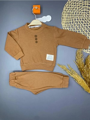 Erkek Bebek Takım Alt Üst Likralı 2 Li Takım