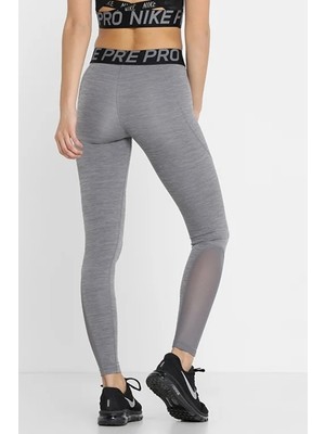 Nike Pro Tigh Fit Full Length Leggings Toparlayıcı Tam Boy Gri Tayt