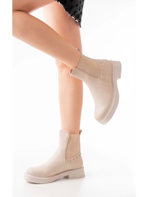 02-2005 Bej Lastikli Günlük Kadın Bot