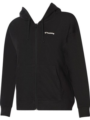 Hummel Helen Siyah Fermuarlı Kadın Sweatshirt