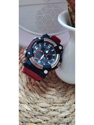 Dijital Analog Takvim Alarm LED Işık Ful Fonksiyon Su Geçirmez Erkek Kol Saati