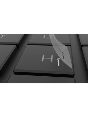 3D Transfer Arapça Klavye Etiketi – Harf Bırakmalı Uygulama | Temiz Soyulma | Kalıntı Bırakmaz | Klavye Etiketi Şeffaf Arka