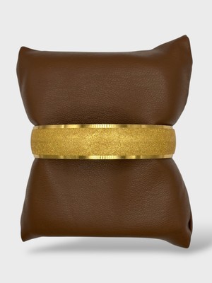 Arnes Jewelry Çelik 22 Ayar Altın Kaplama Bilezik