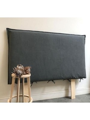 Baza Başlık Kılıfı Antrasit Renk Pamuk Kumaştan