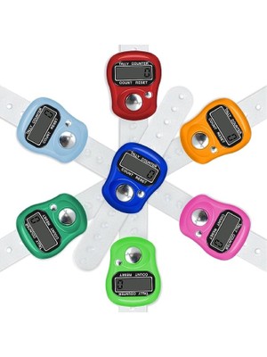 Zikirmatik Sayaç Yüzük Tesbih Çekme Salavat ve Zikir Sayacı 50 Adet