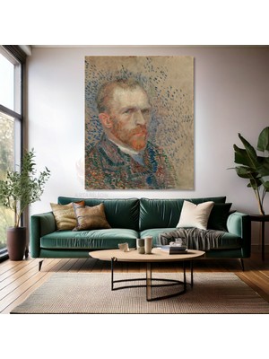 Van Gogh Kanvas Tablo Kanvas Duvar Tablosu Empresyonizm Tablo Oto Portre 1887