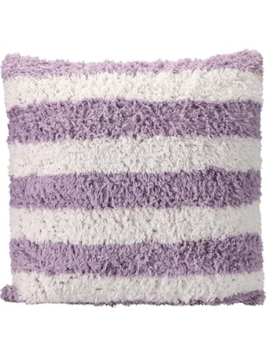 Pop Stripe Dokuma Yastık Lila 45X45CM