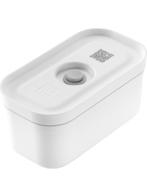 Fresh & S Vakumlu Yemek Taşıma Kabı, S, Plastik, Beyaz-Gri