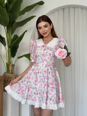 Passense Wals Bebe Yaka Elbise