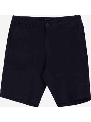Fabrika Normal Bel Basic Lacivert Erkek Bermuda Şort F5SM-SHT 2016
