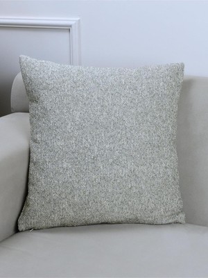 Home Potenza Bej Renk Düz Kırlent Kılıfı 45 x 45