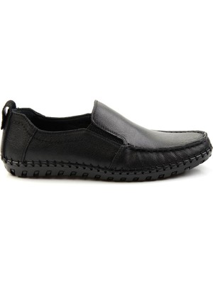 Siyah Leather Erkek Casual Ayakkabı E01900400203