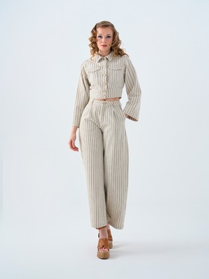 Wide Leg Regular Fit Kadın Pantolon