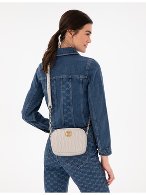 Pierre Cardin Kadın Ekru Çapraz Çanta 50305537-VR019