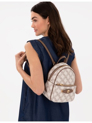 Pierre Cardin Kadın Bej Sırt Çantası 50305546-VR011