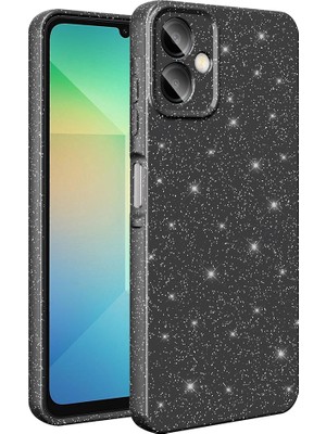 Teleplus Samsung Galaxy A06 Kılıf Simli Koton Kapak