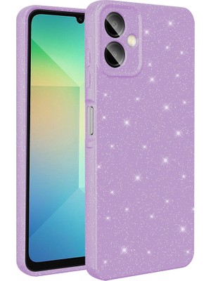Teleplus Samsung Galaxy A06 Kılıf Simli Koton Kapak