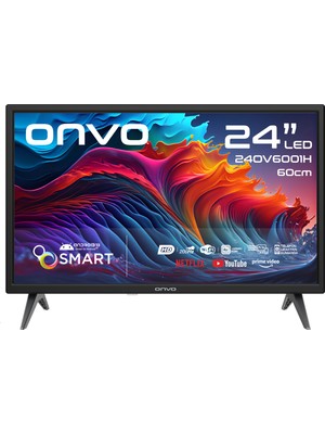 Onvo 24OVF6001H 24" 60 Ekran Uydu Alıcılı HD Ready Smart LED TV ( 12 Volt )