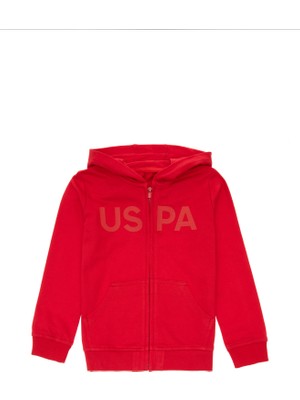 U.s. Polo Assn. Erkek Çocuk Kırmızı Sweatshirt 50298076-VR030
