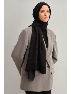 Armine Tencel İpek Kaligrafi Desen Şal 01