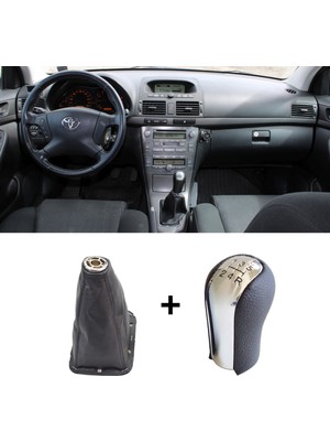 Toyota Avensis Vites Topuzu Nikelaj + Vites Körüğü 2003-2006 Model Uyumlu