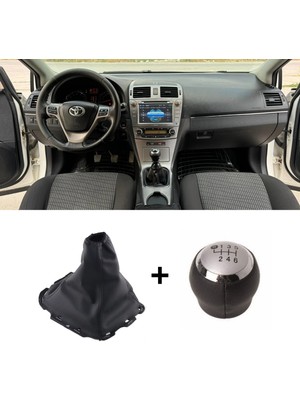Toyota Avensis Vites Topuzu Gri 6 Ileri + Körük 2010-2015 Model Uyumlu