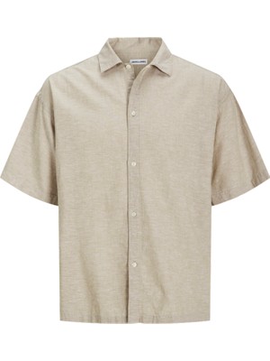 Erkek Keten Karisimli Gömlek - Breeze