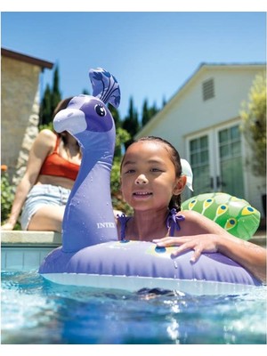 intex Kuğu Simit (3-6 Yaş) Yüzme Simidi Havuz Deniz Şişme Yüzücü Sea Ring Pool