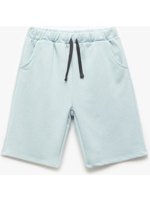 Koton Pamuklu Yan Cepli Beli Bağcıklı Basic Şort