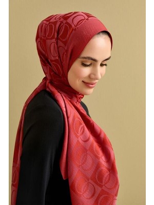 İmannoor 3001 Dama Desen Naia Pamuk Şal