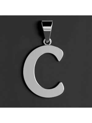 TabiTela 925 Ayar gümüş kolye Harf C   SM2875