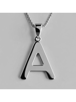 TabiTela 925 Ayar gümüş kolye Harf A   SM2619