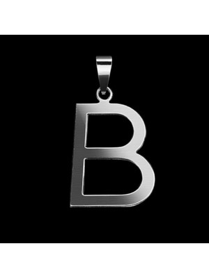 TabiTela 925 Ayar gümüş kolye Harf B   SM2696