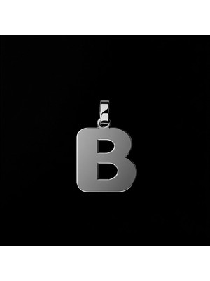 TabiTela 925 Ayar gümüş kolye Harf B   SM2712