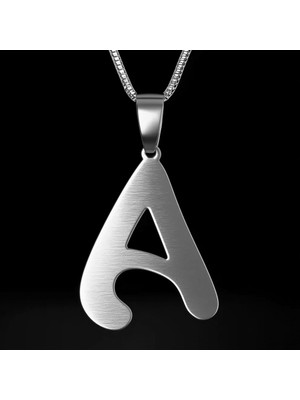TabiTela 925 Ayar gümüş kolye Harf A   SM2608