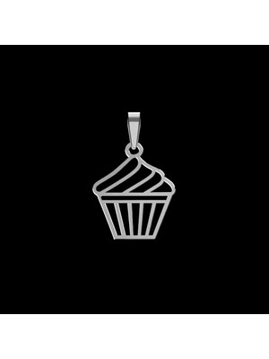 TabiTela 925 Ayar gümüş kolye kapkek   SM3581