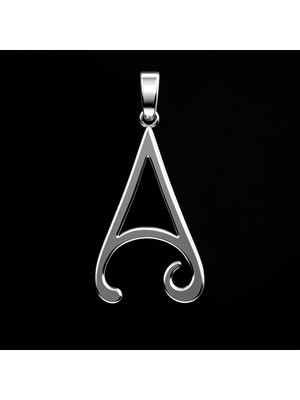 TabiTela 925 Ayar gümüş kolye Harf A   SM2614