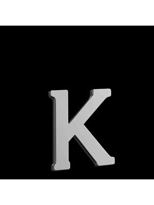 TabiTela 925 Ayar gümüş kolye Harf K   SM2852