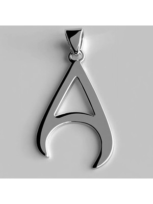 TabiTela 925 Ayar gümüş kolye Harf A   SM2613